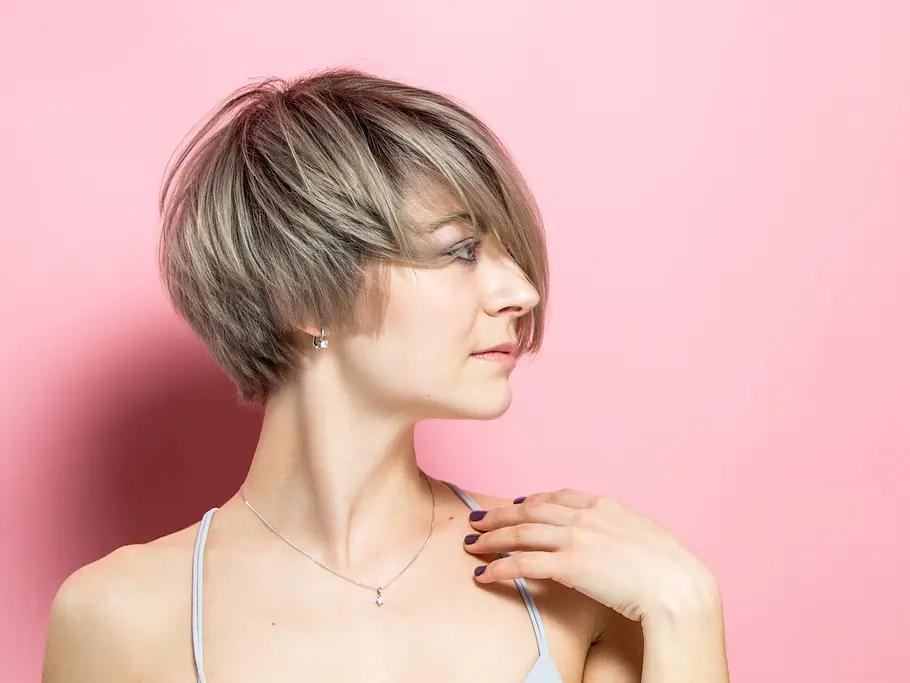 Bixie Cut Übergang Bob kurz