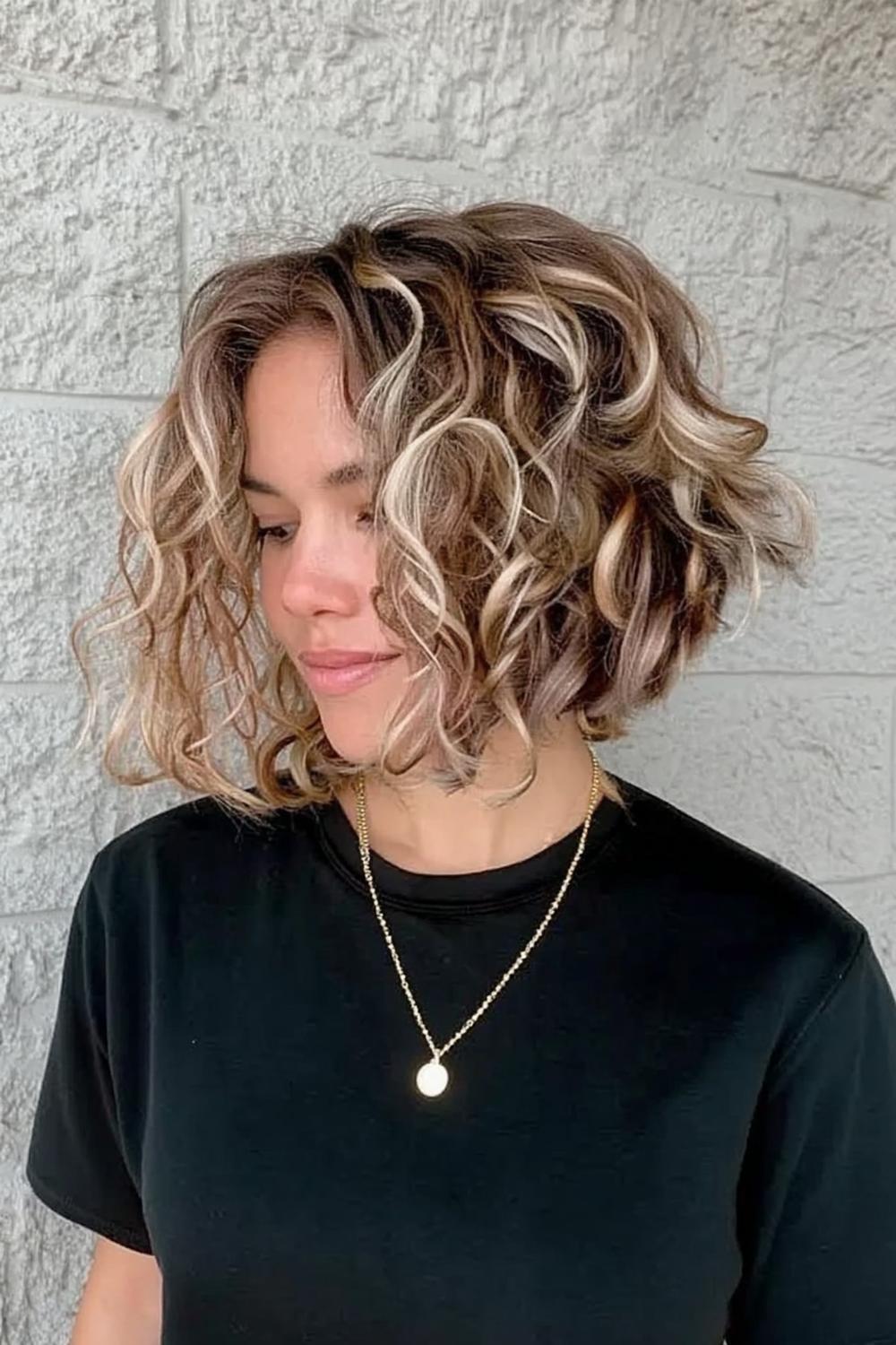 Lockiger Volumen-Bob