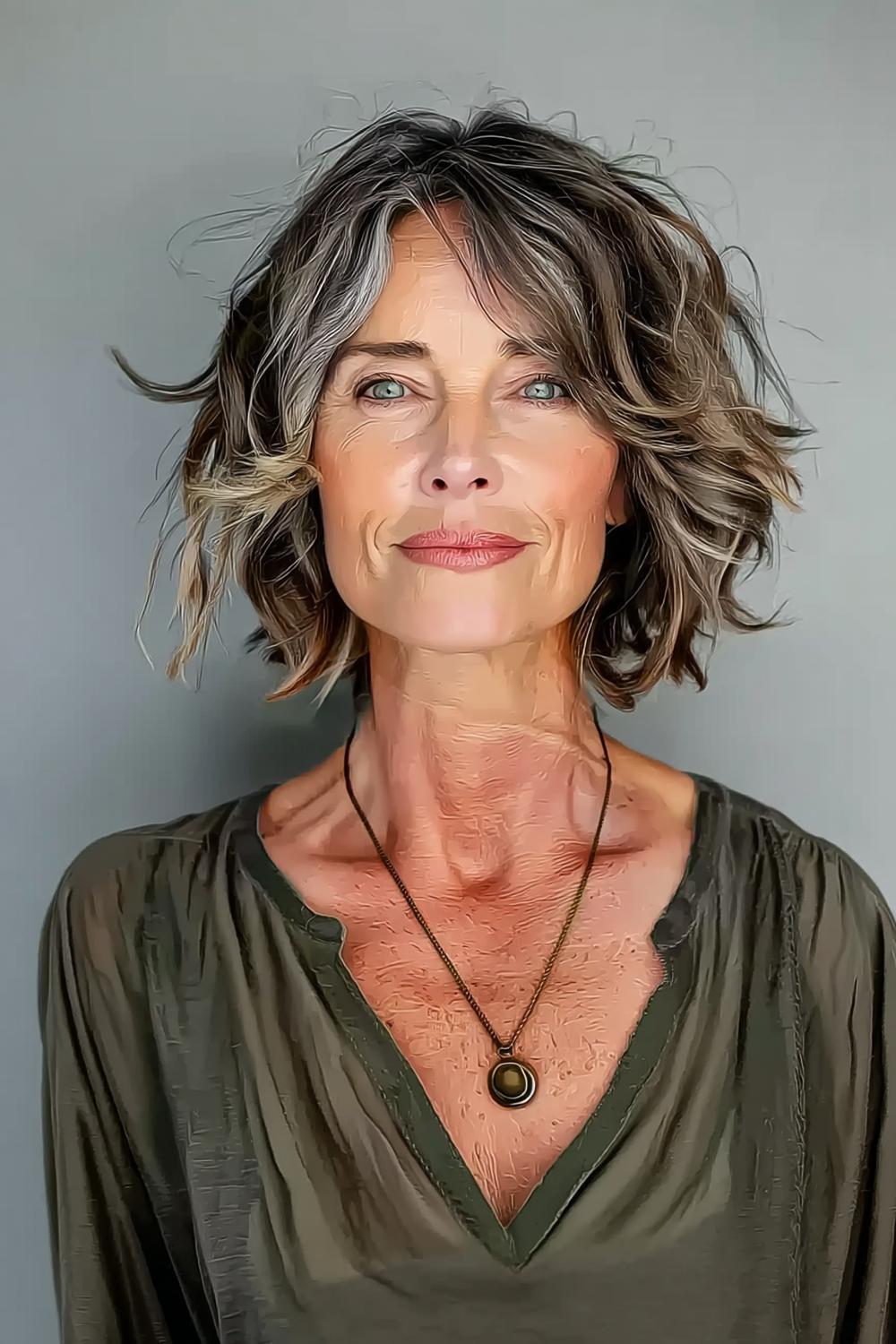 Texturierter Schichten-Look