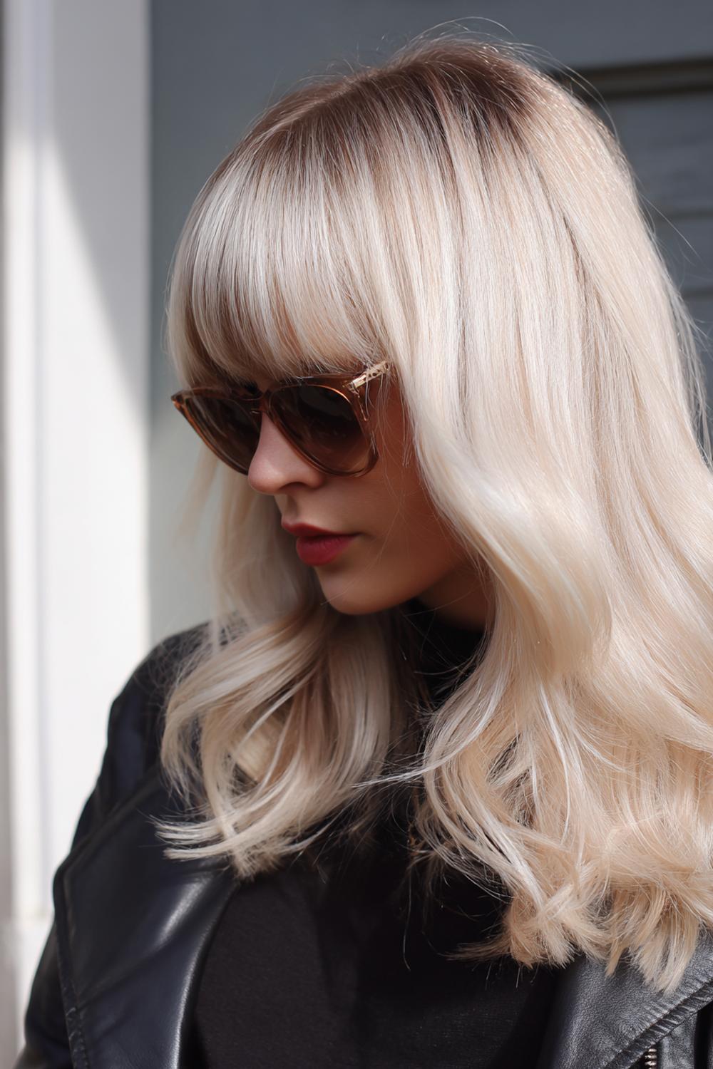 19. Chic Hair Inspiration 2026: Scandi Blonde mit Shadow Root
