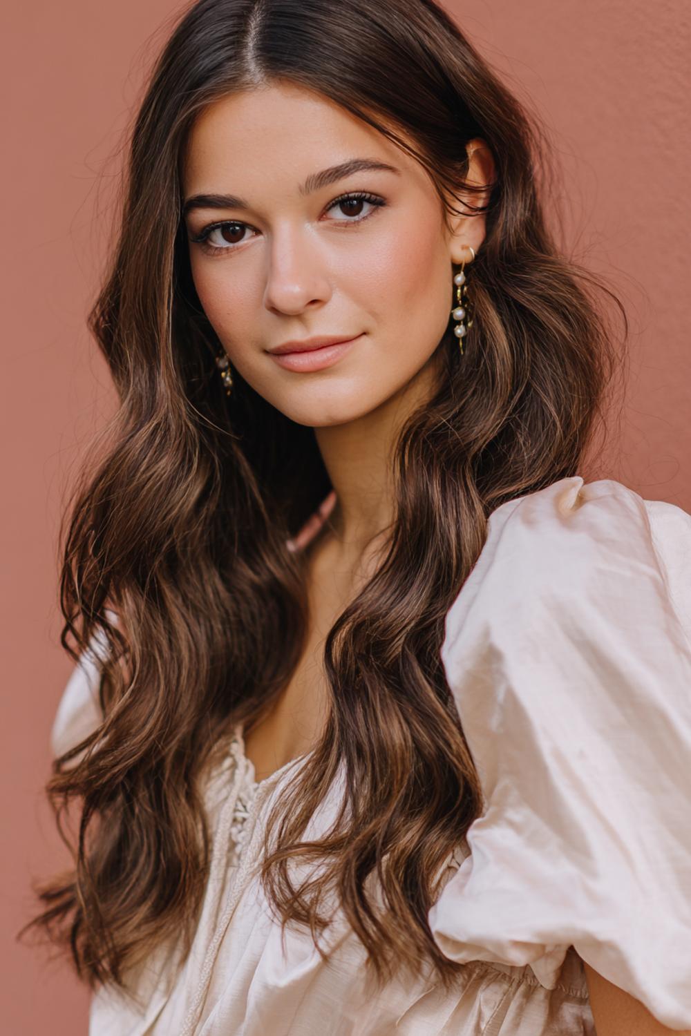 18. Date Night Frisuren 2026: Long Layers mit Seidenwellen und unsichtbarer Halbspange