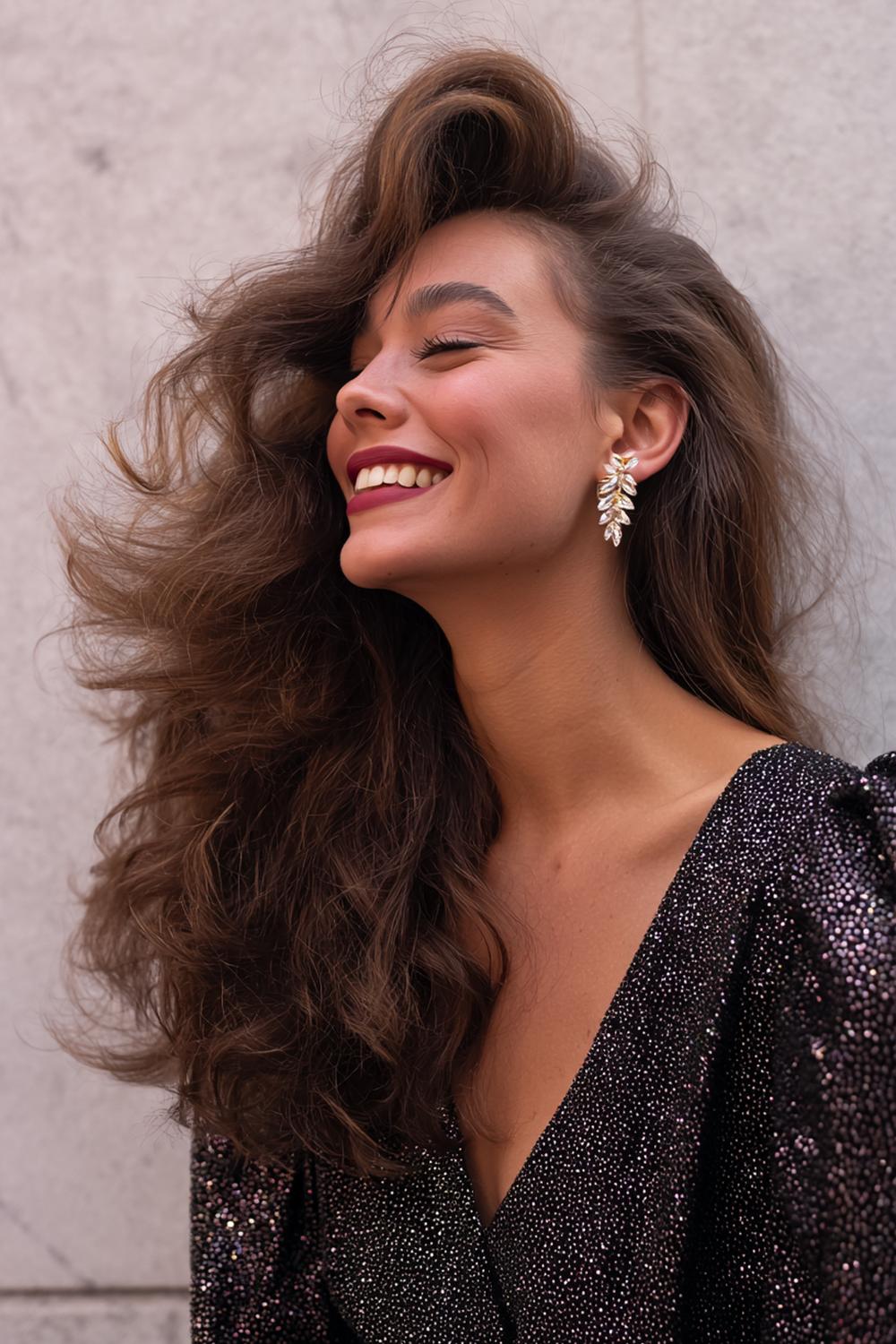 4. Date Night Frisuren 2026: Voluminöser Blowout mit 90s-Lift und Face-Framing