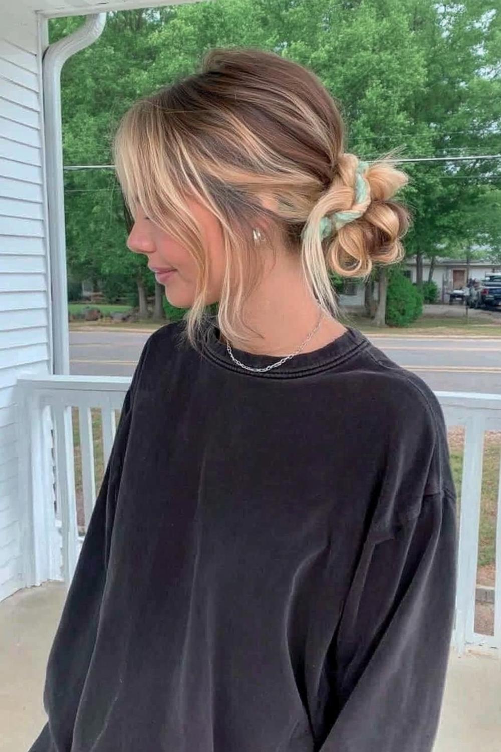 Lässiger Scrunchie-Look