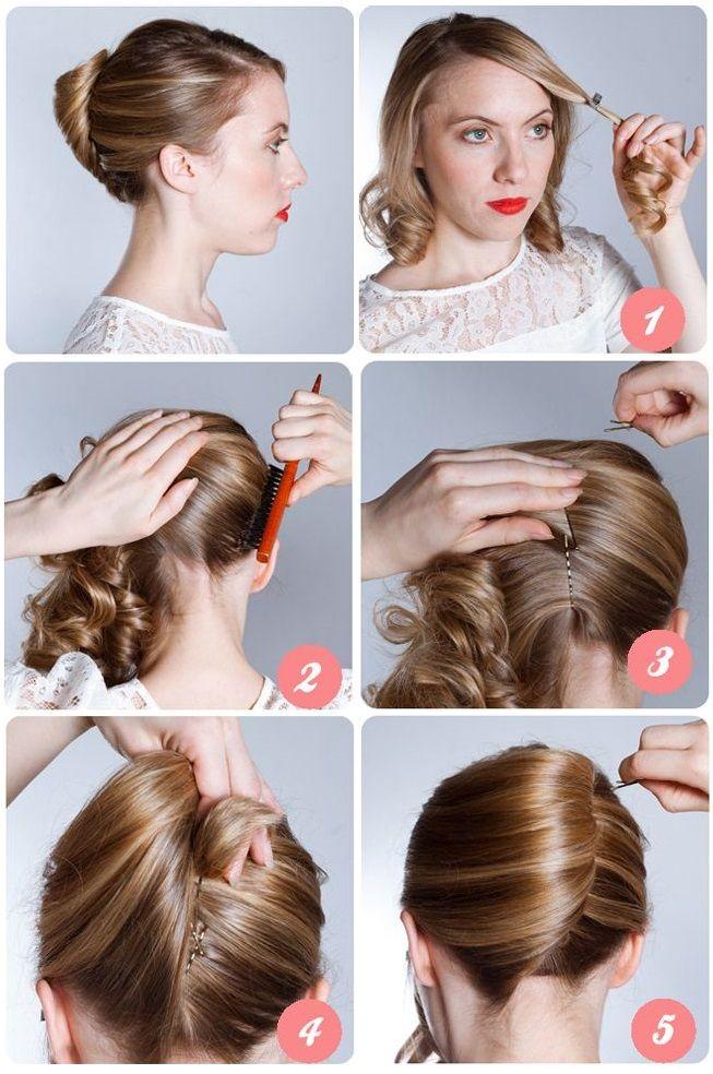 Elegante Banane Hochsteckfrisur