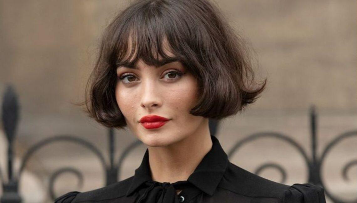 Eleganter Bob mit kurzem Pony