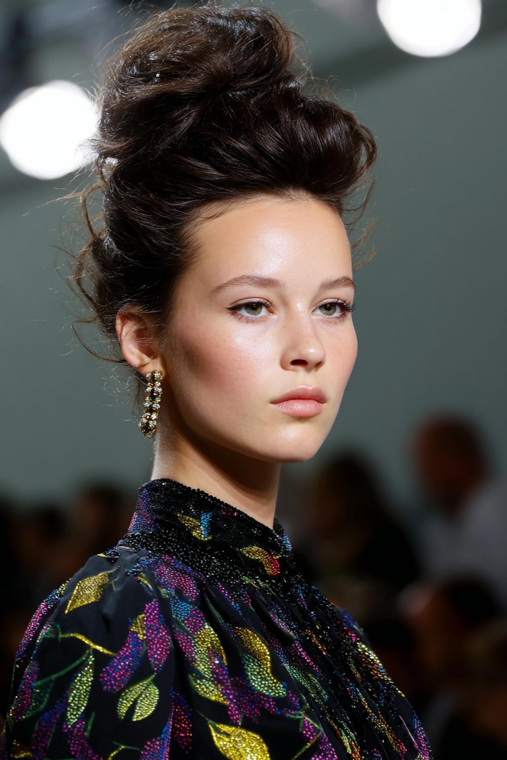 15. Festival Frisuren 2026: French Twist mit Funkel-Kamm