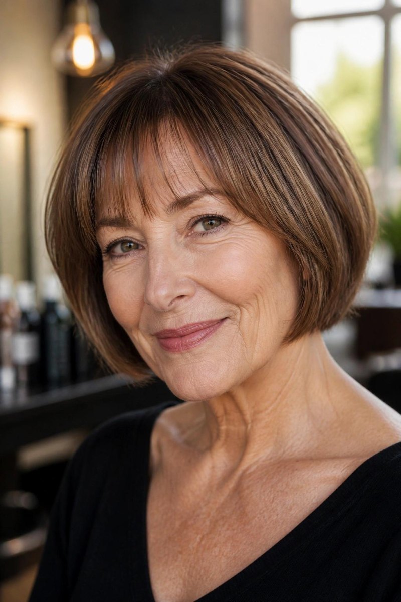 Französischer Bob elegant