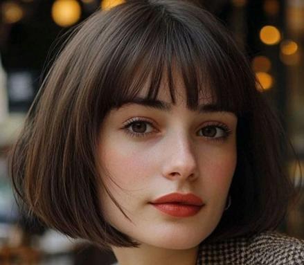 French Bob mit Pony Inspirationen für deinen Look