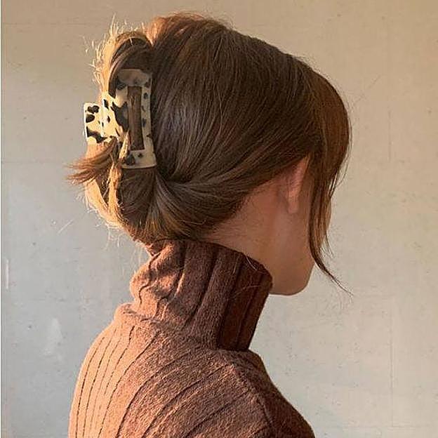 Französischer Twist kurze Haare