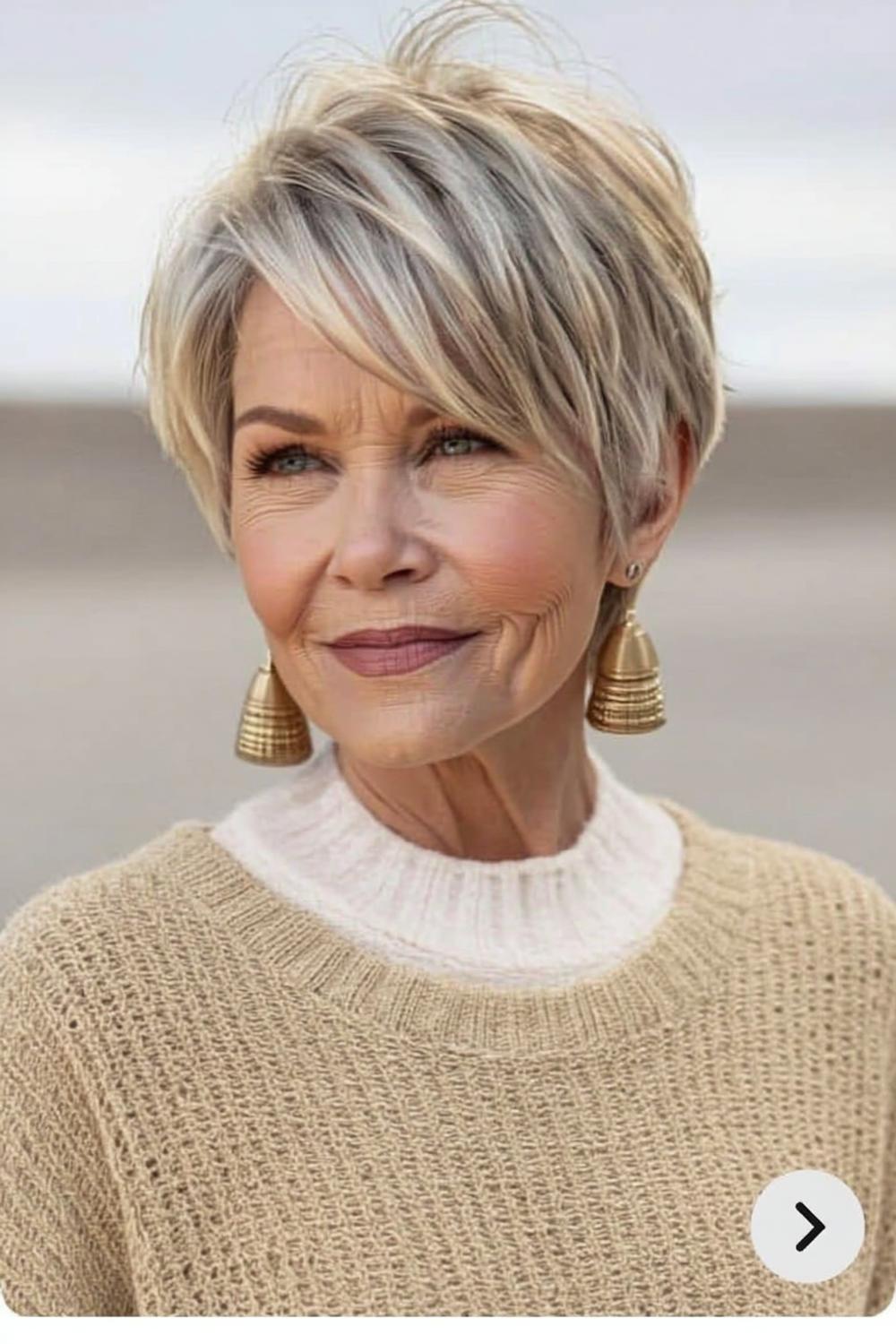 Asymmetrischer Kurzhaarschnitt