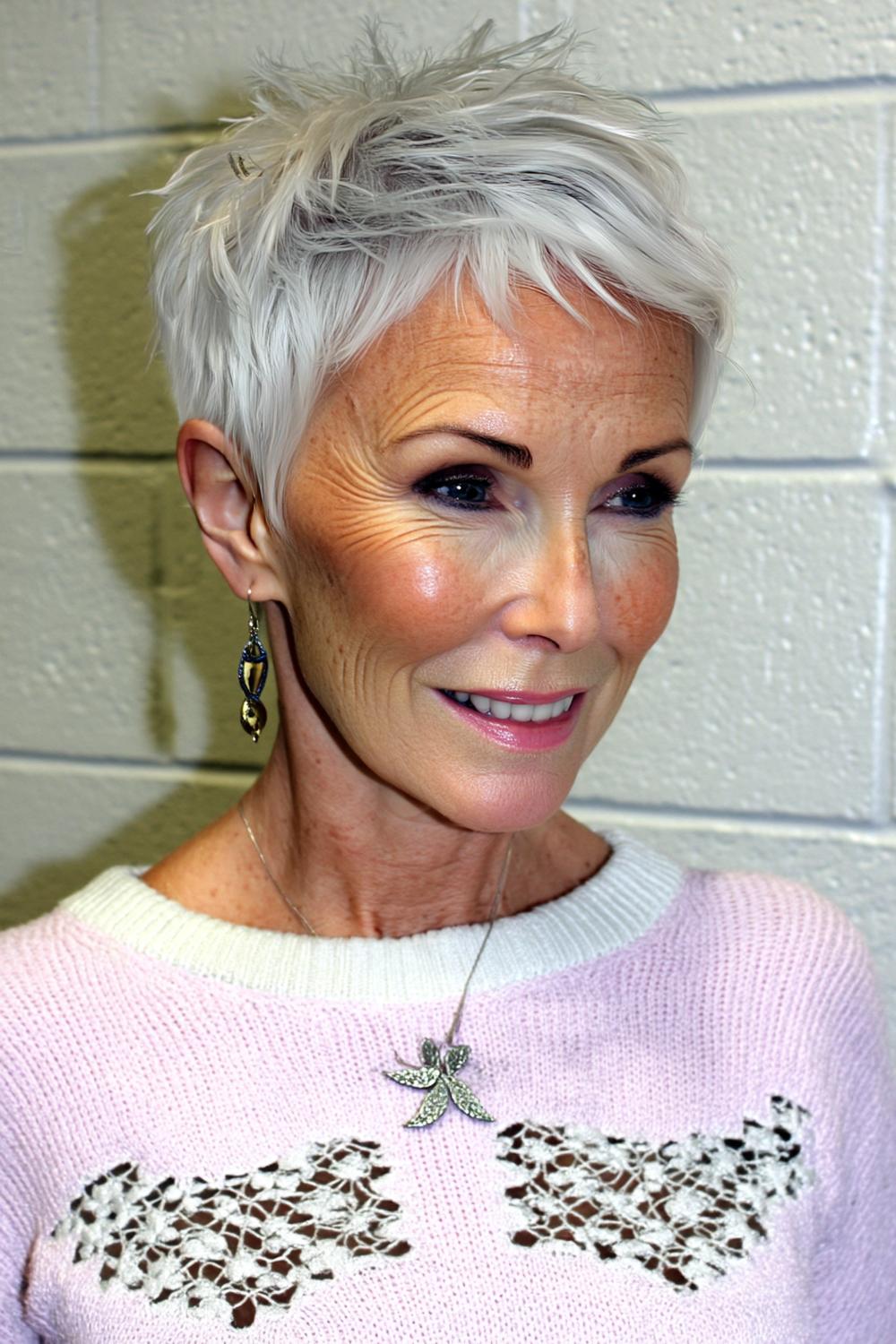 Moderner Silber-Pixie