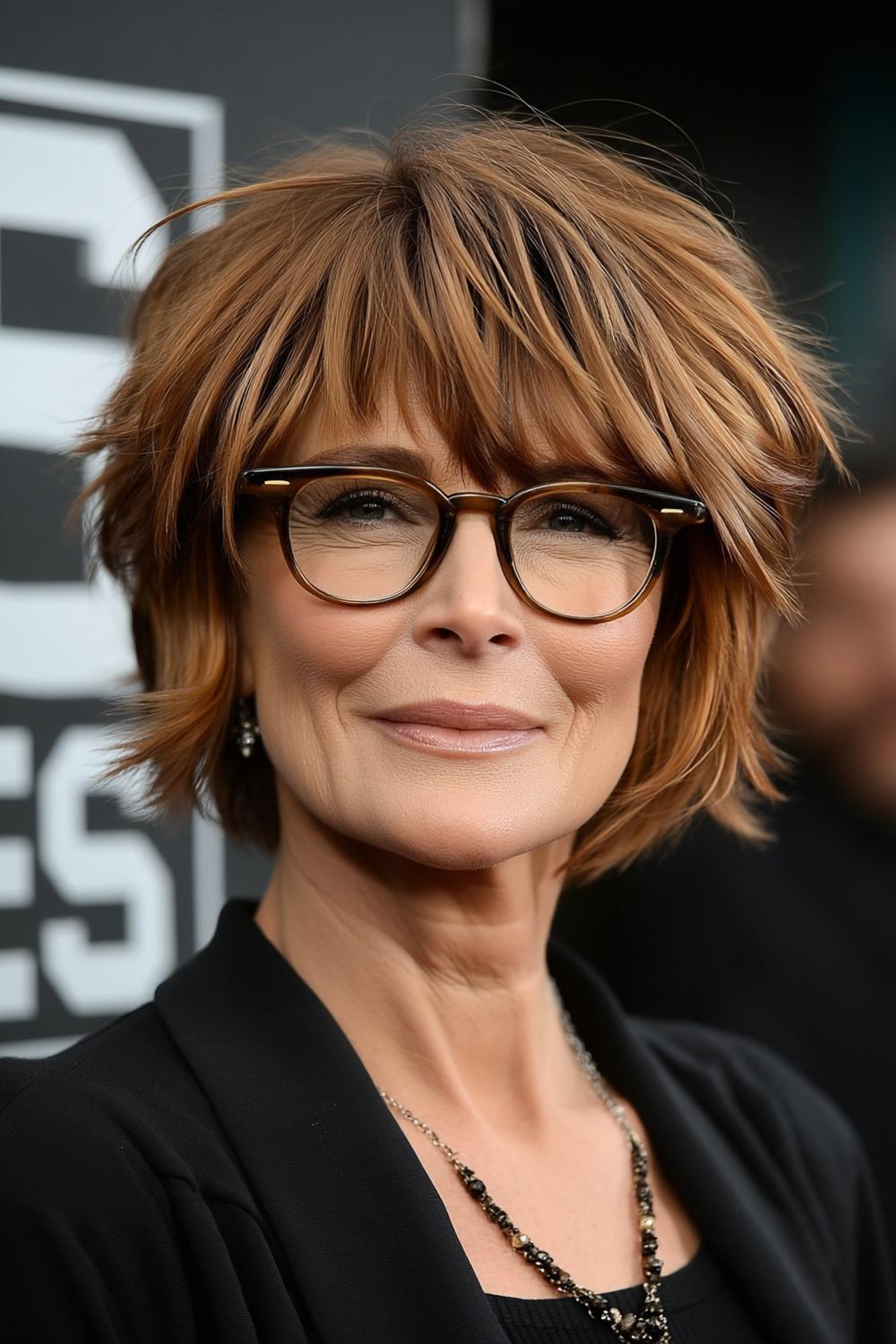 Strukturierter Mittellang-Bob