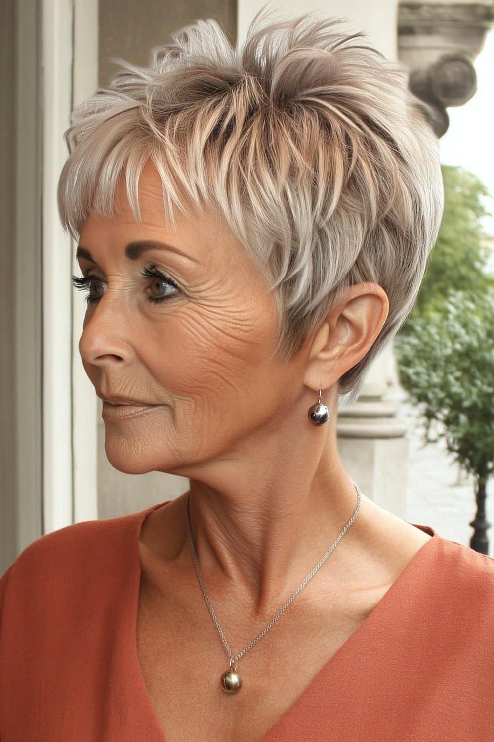 Texturierter Kurzbob