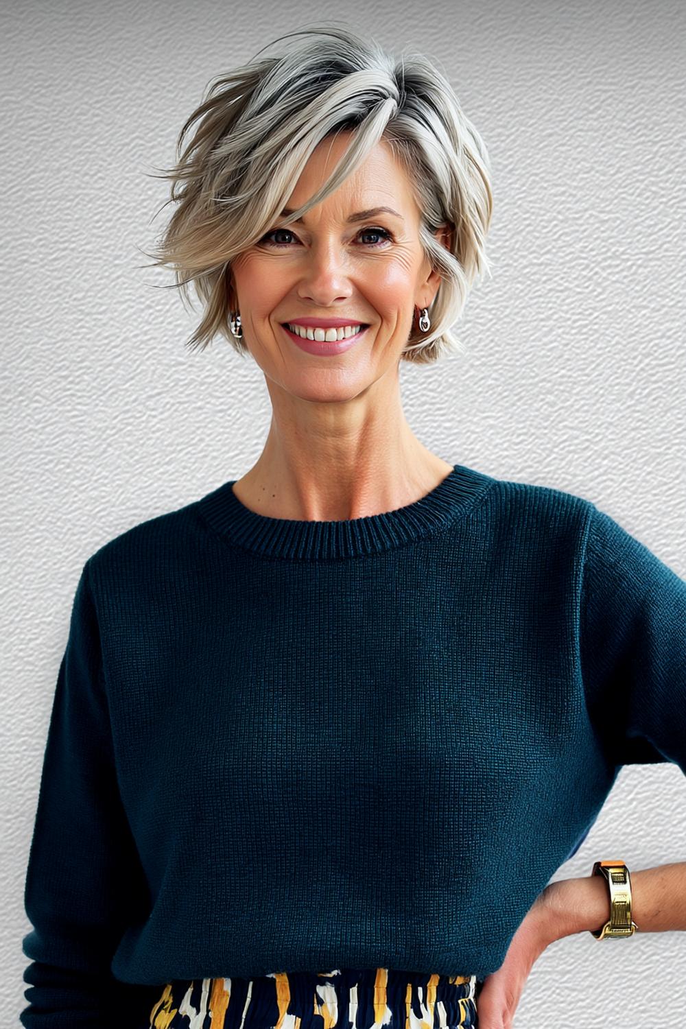 Femininer Kurzhaarschnitt