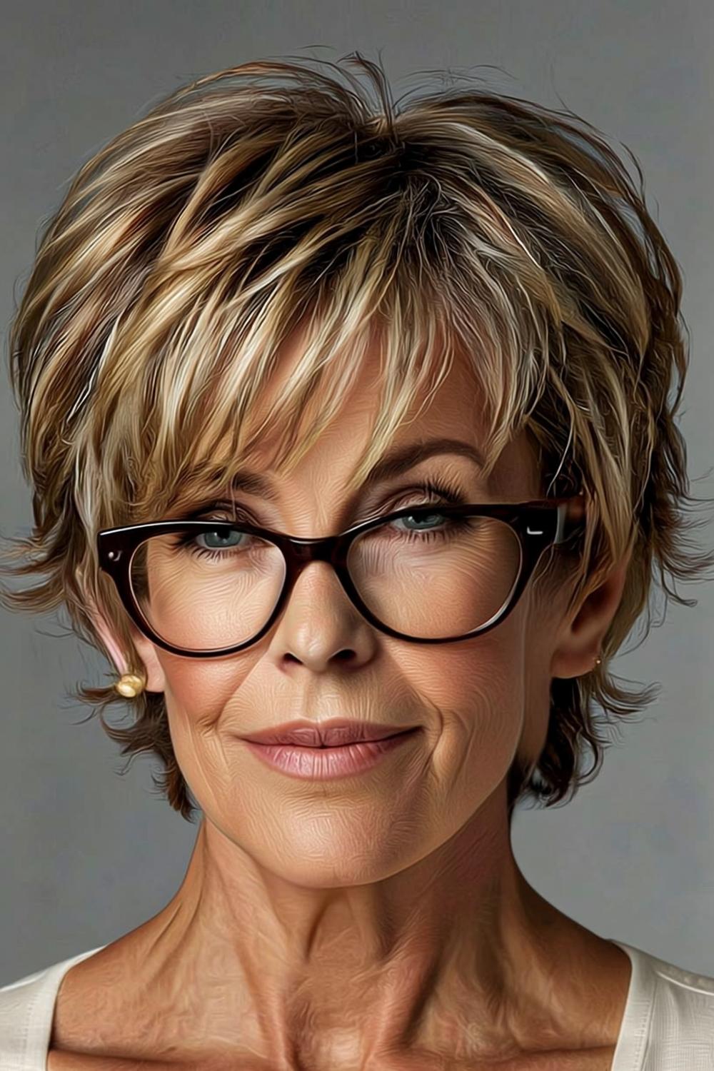 Klassischer Blond-Bob