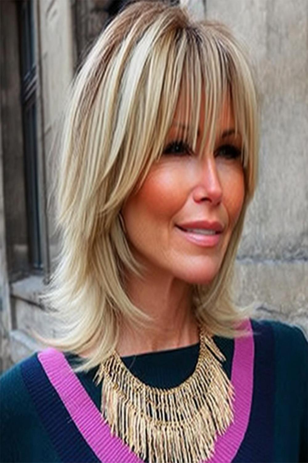 Klassischer Blond-Pony