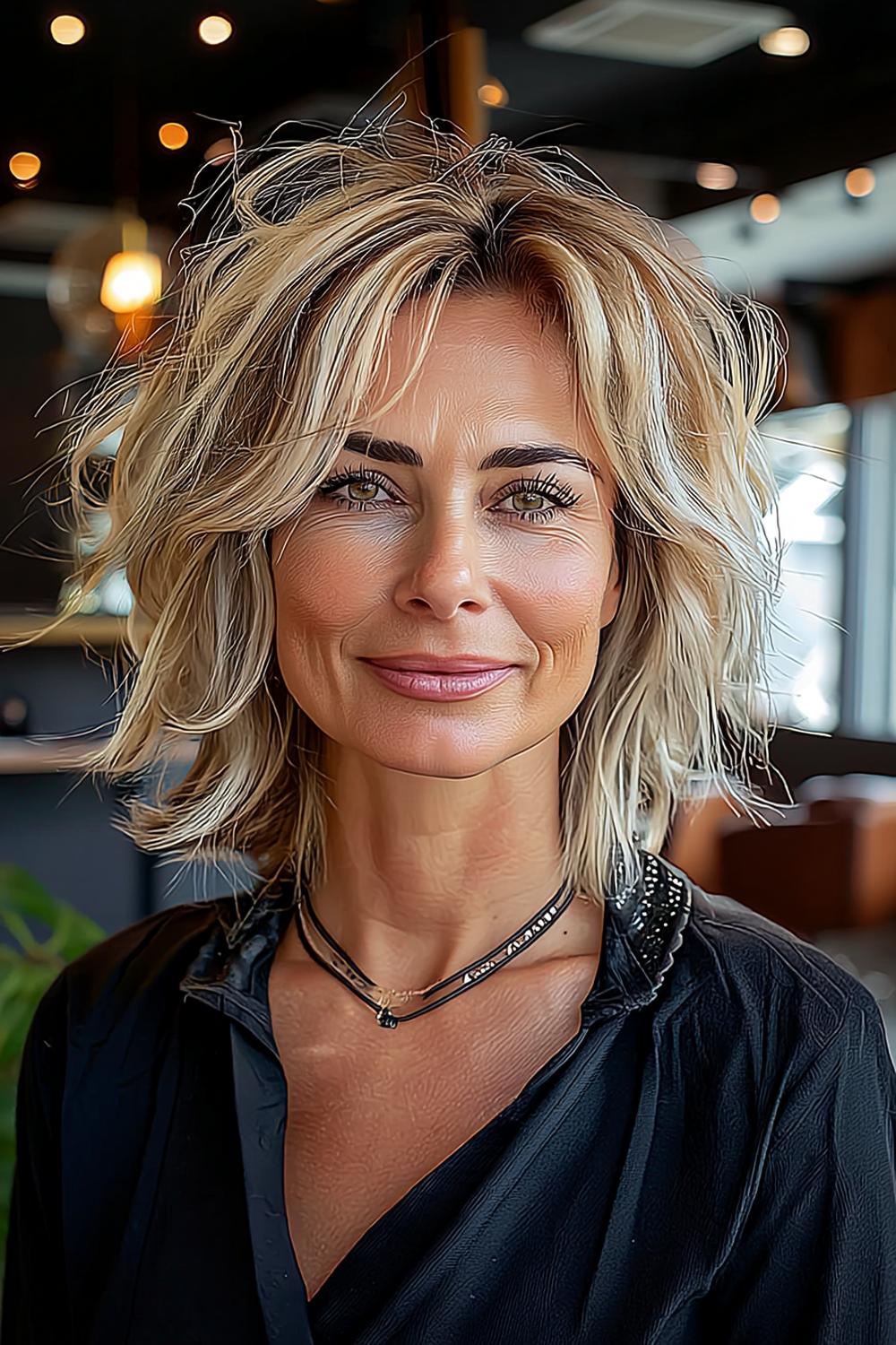 Lässiger Wellen-Bob