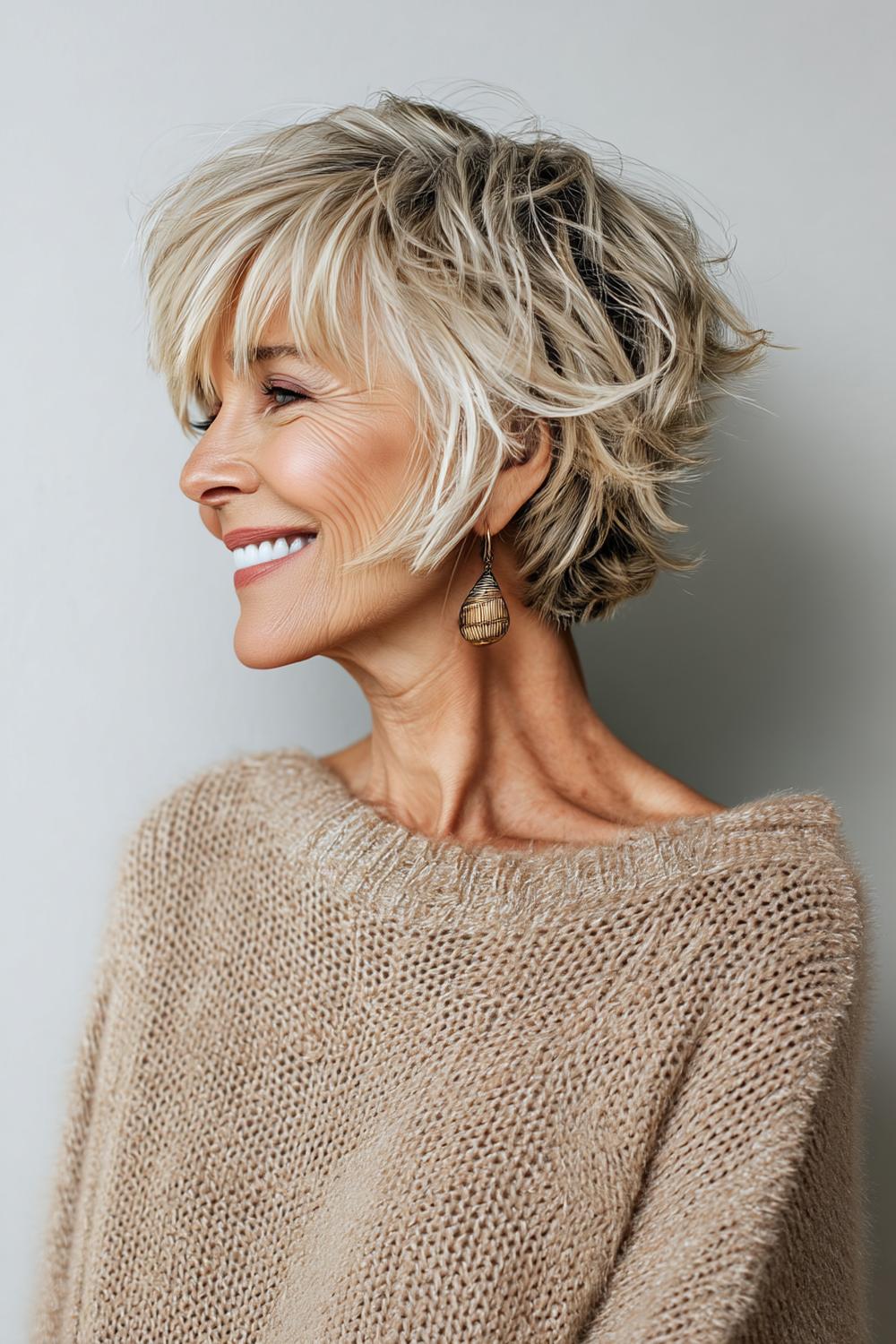 Natürlicher Stufen-Bob