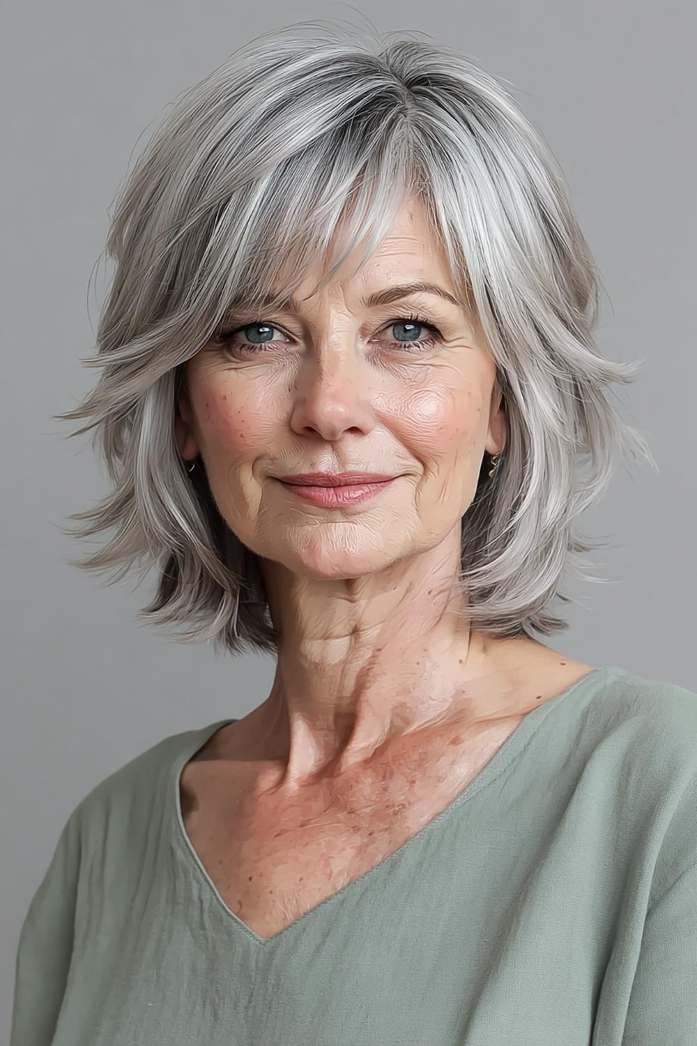 Natürlicher Stufenschnitt