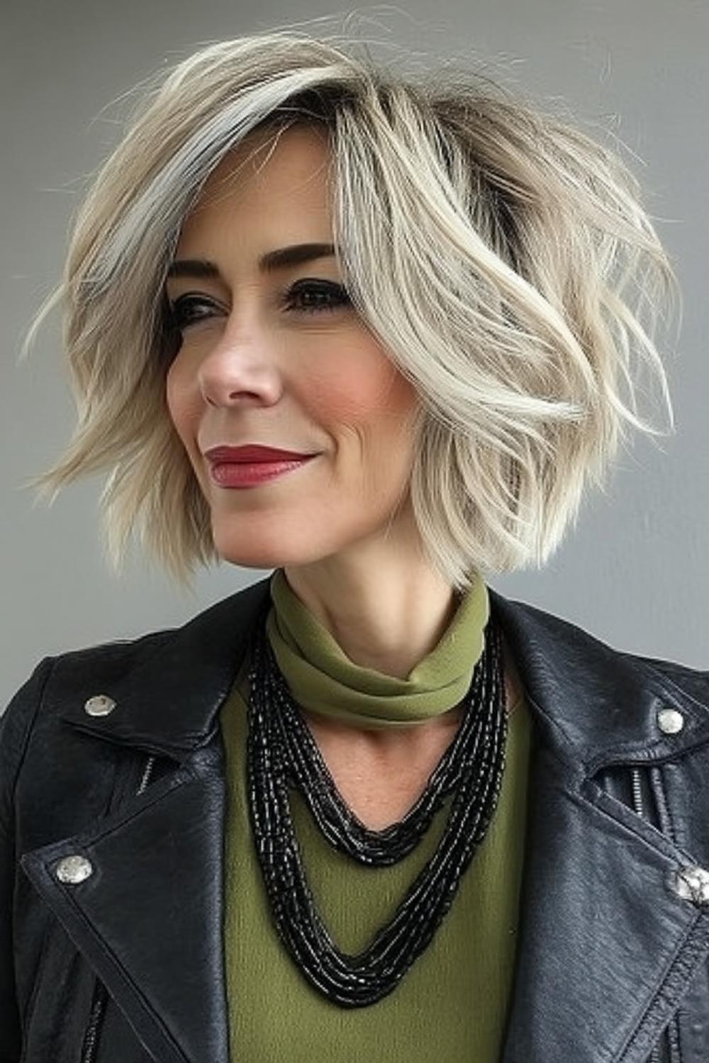 Voluminöser Schichten-Bob