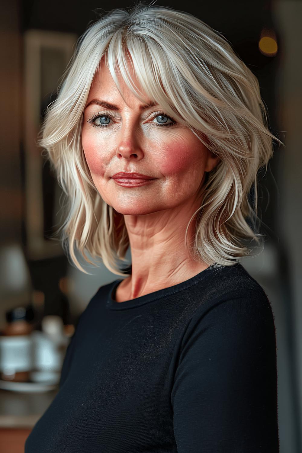 Weicher Stufenschnitt