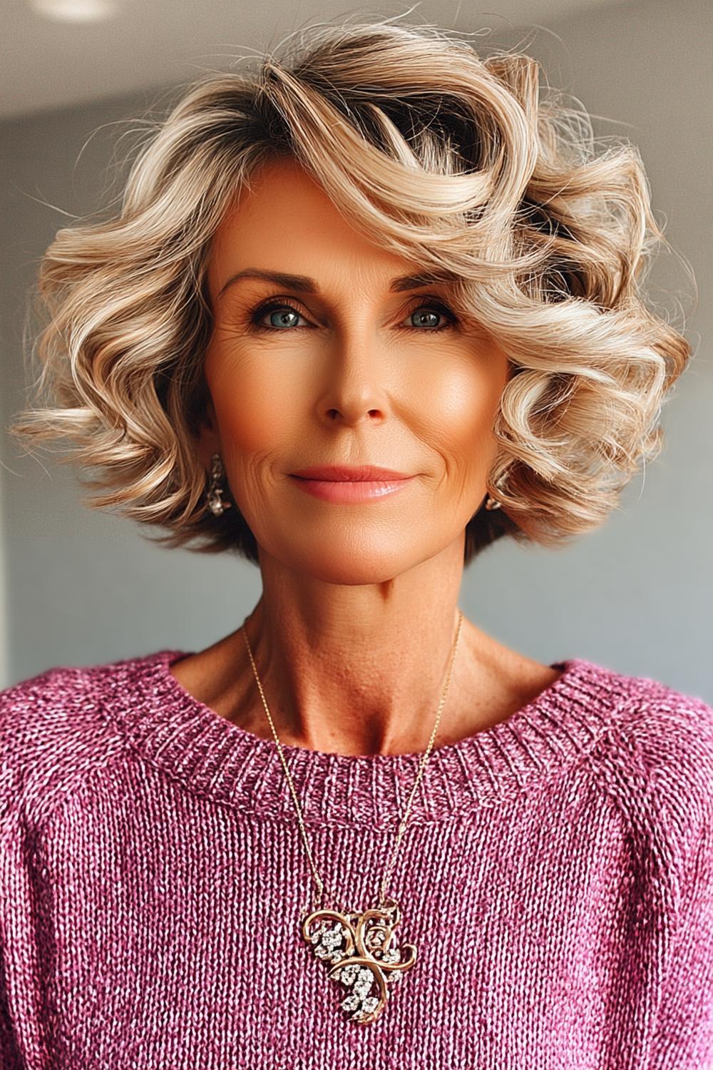 Glatter Silber-Bob klassisch