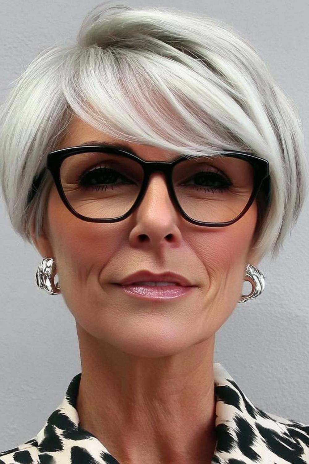 Asymmetrischer Kurzhaarschnitt