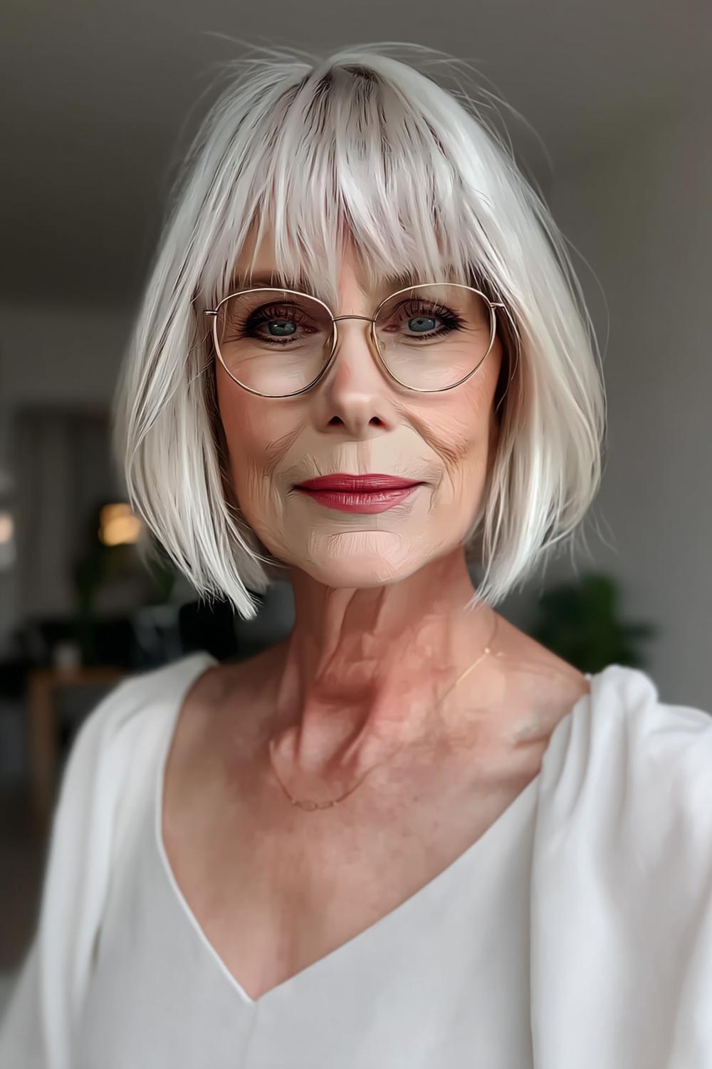 Platinblonder Bob-Traum