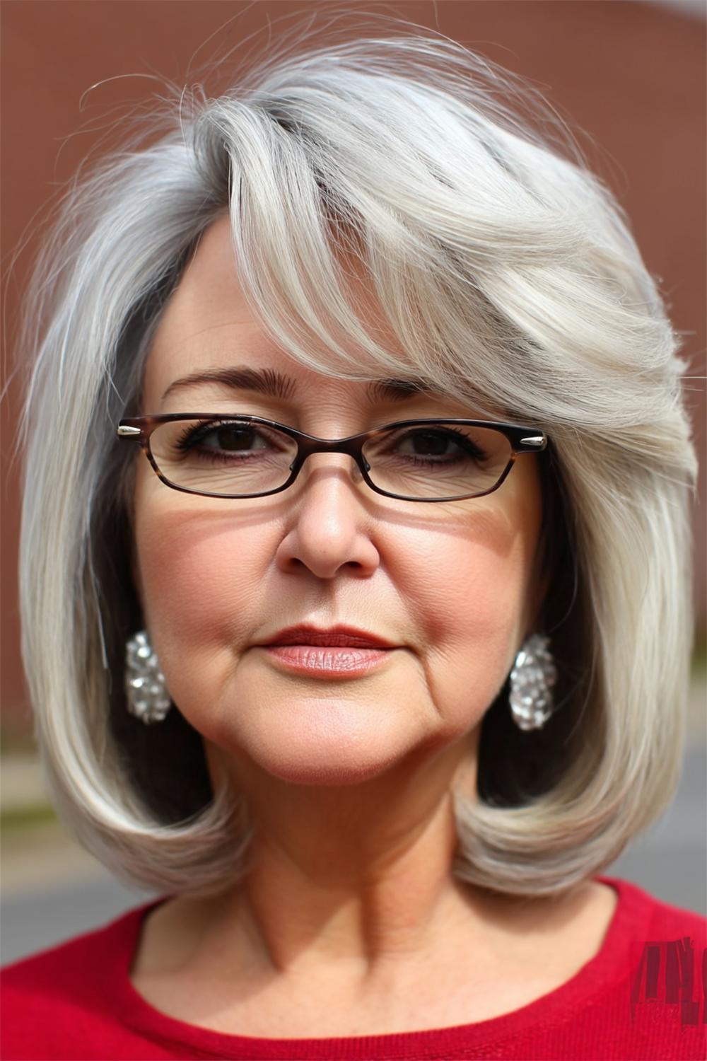 Texturierter Silber-Pixie