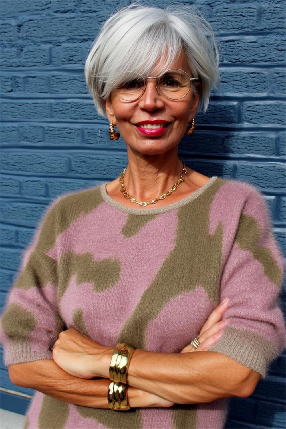 Trendiger Shag-Style