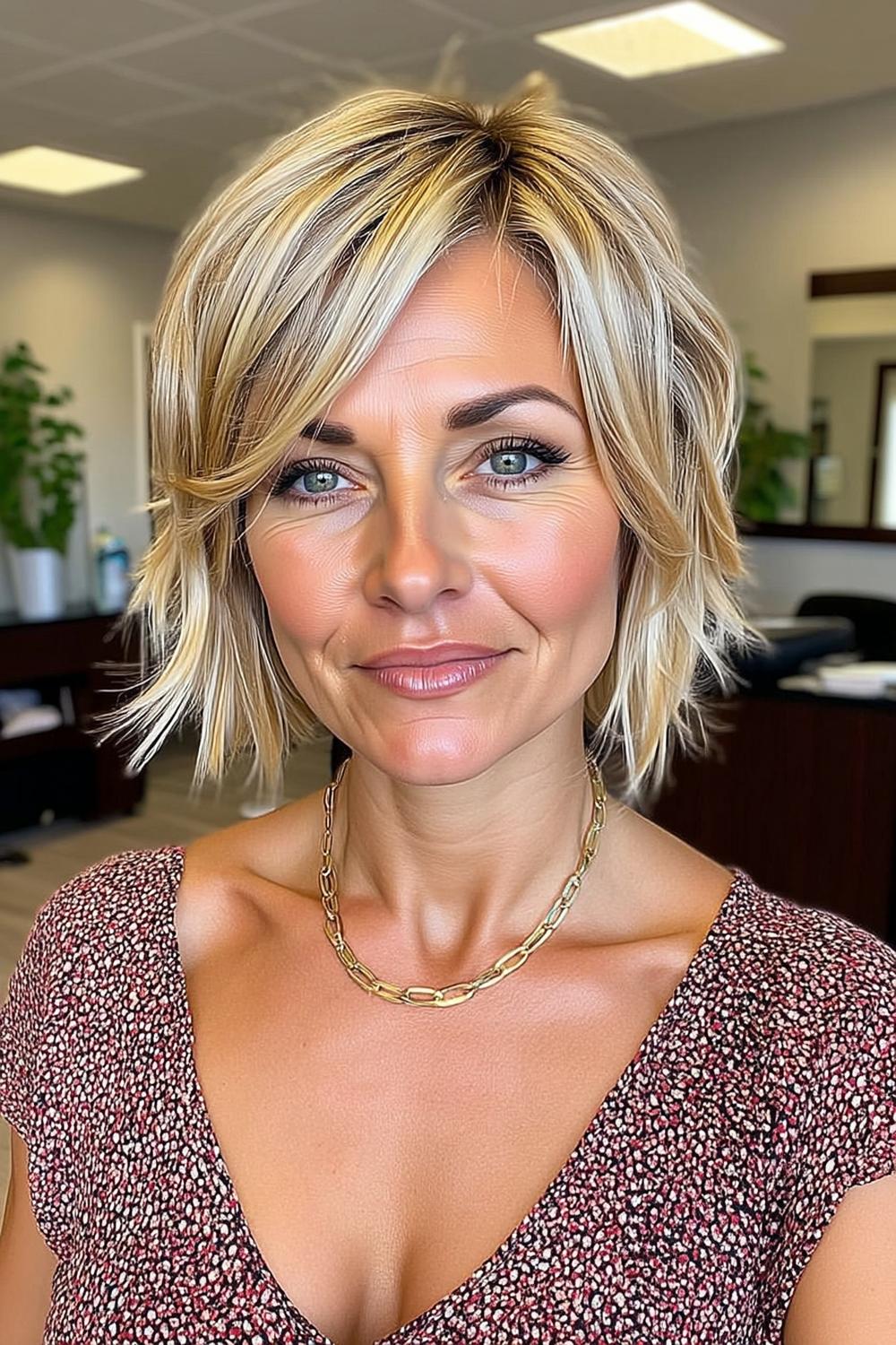 Blonder Layered Bob