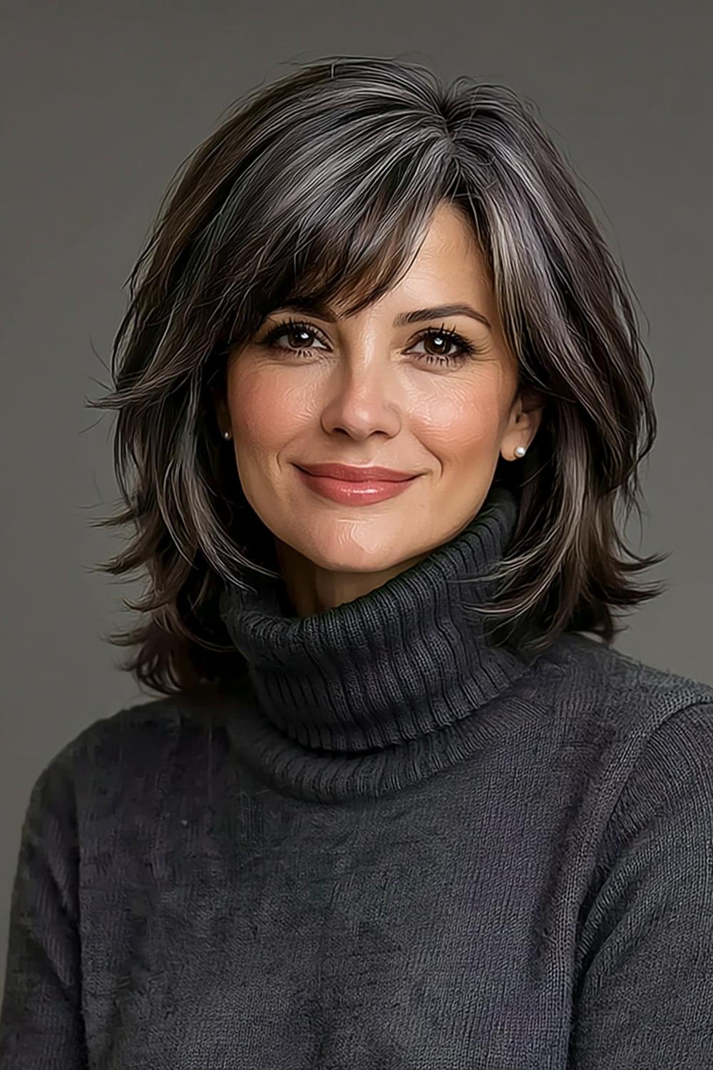 Klassischer Pony mit Stufen