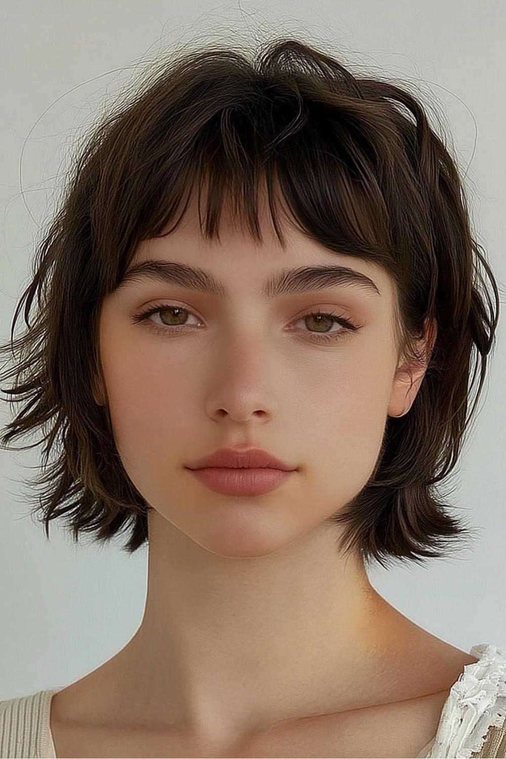 Natürlicher Stufenschnitt