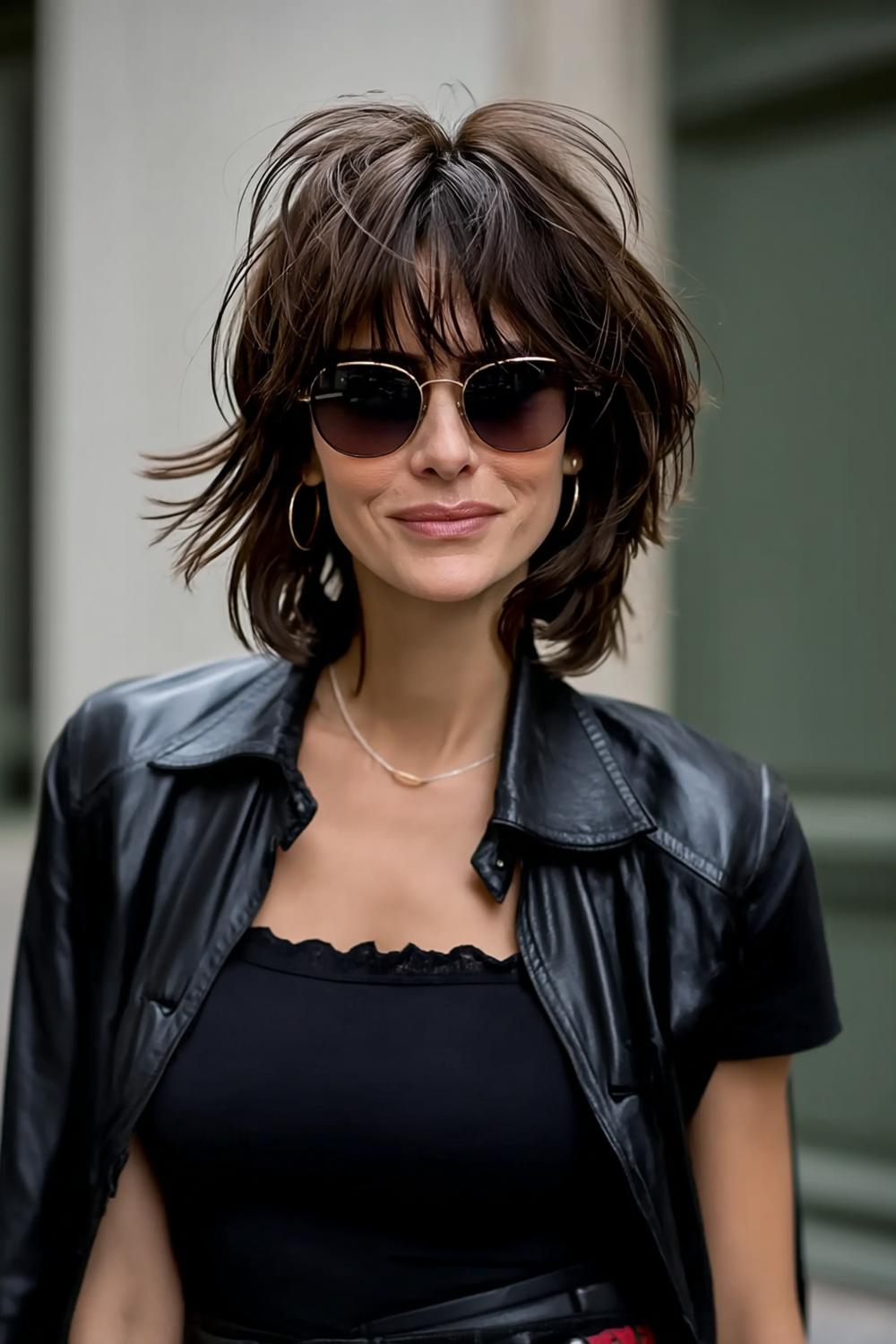 Rockiger Stufenschnitt