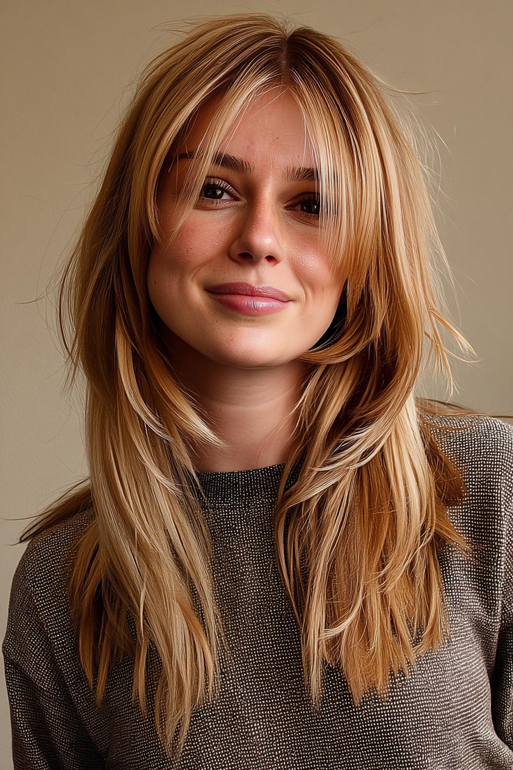 Voluminöser Trend Look