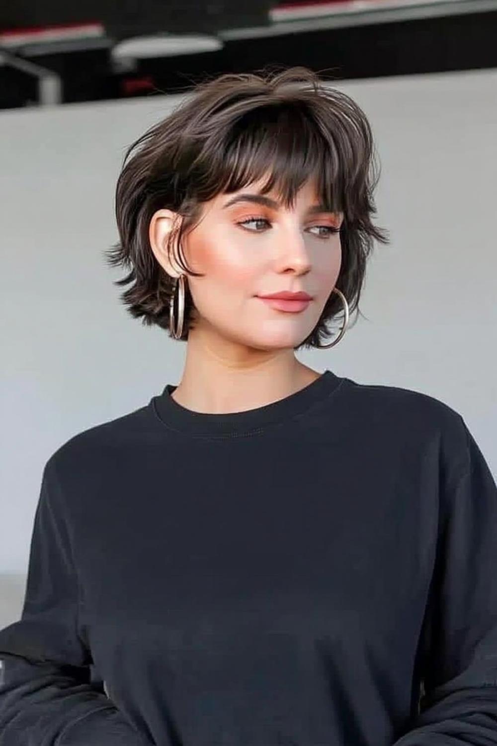 Eleganter Seitenscheitel