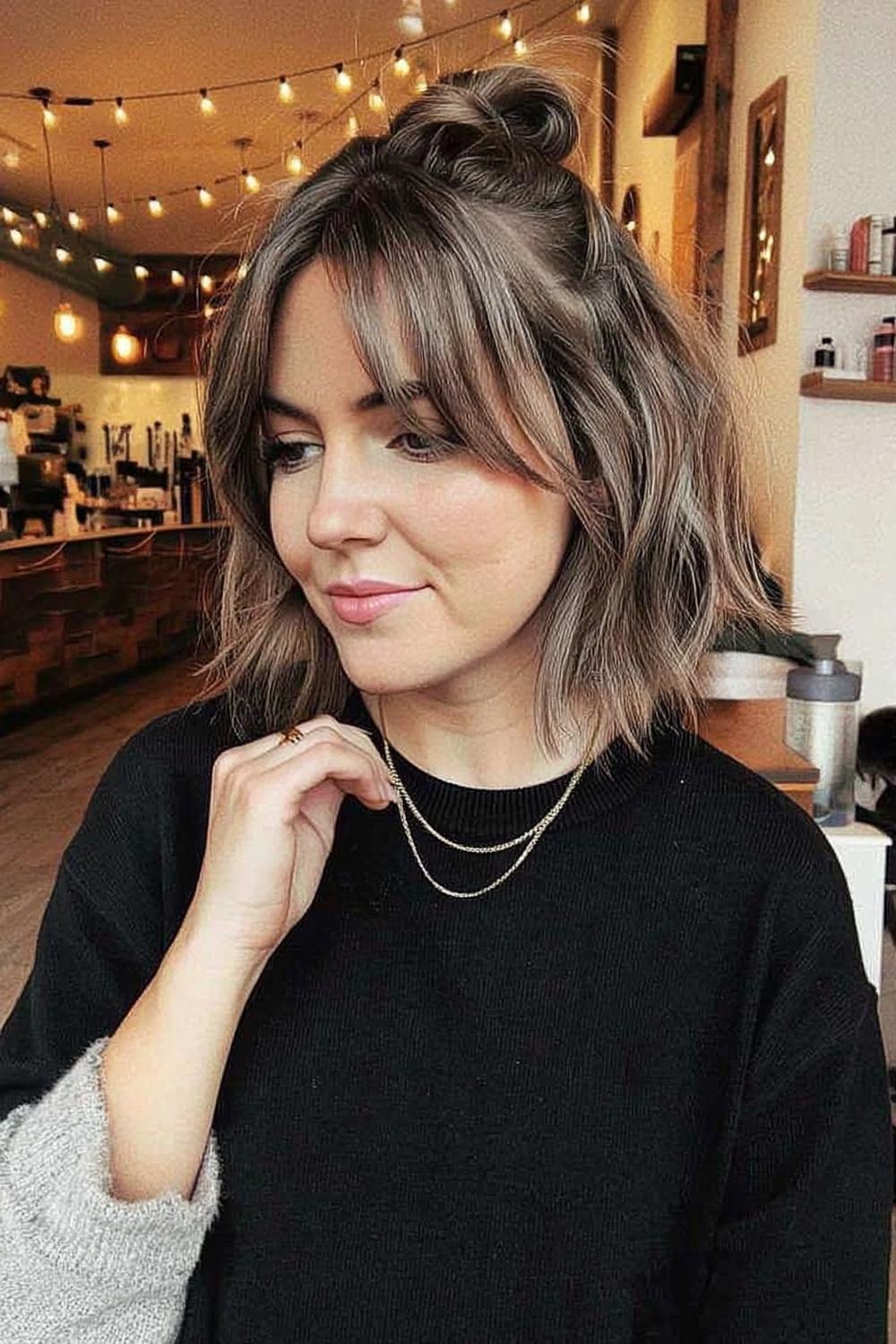 Gestufter Bob mit Highlights