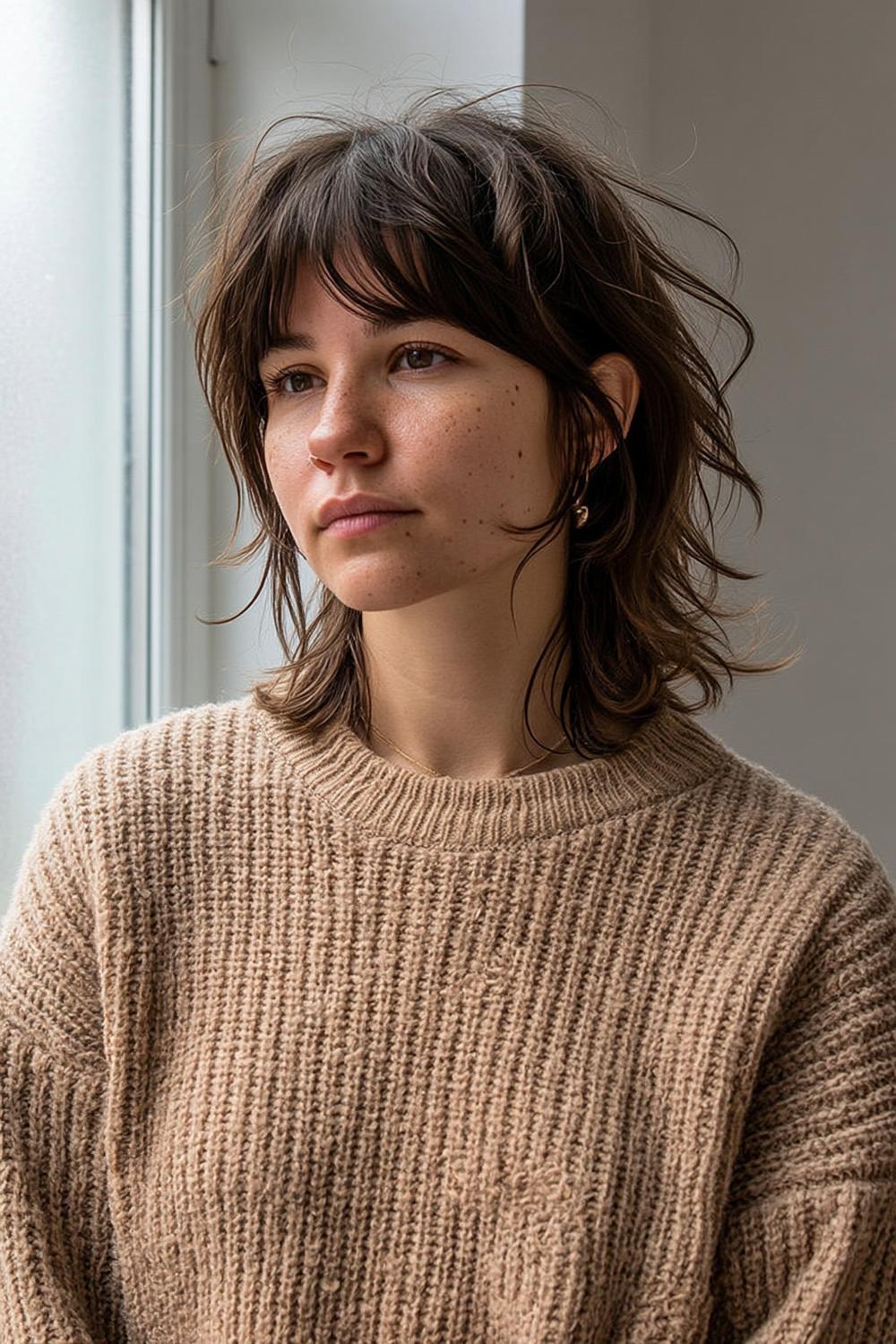 Natürlicher Shag-Look