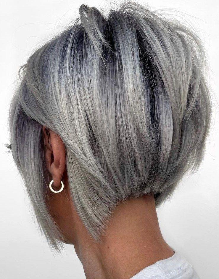 20 Grauer Pixie Cut Ideen Die Graues Haar Modern