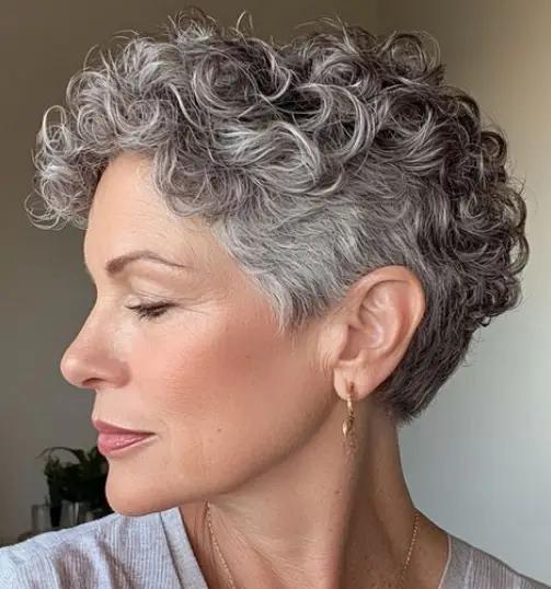 20 Grauer Pixie Cut Ideen Die Graues Haar Modern