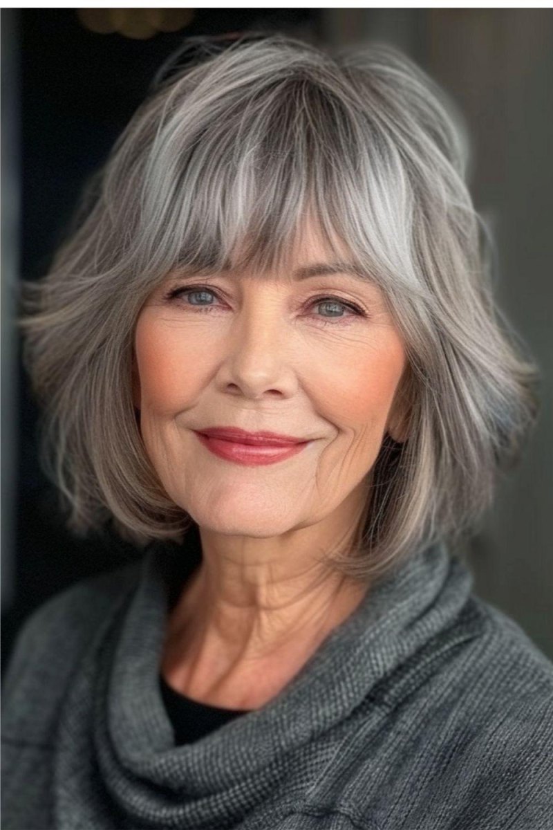 20 Shaggy Bob Mit Pony Ab 50 Ideen Für Moderne Looks