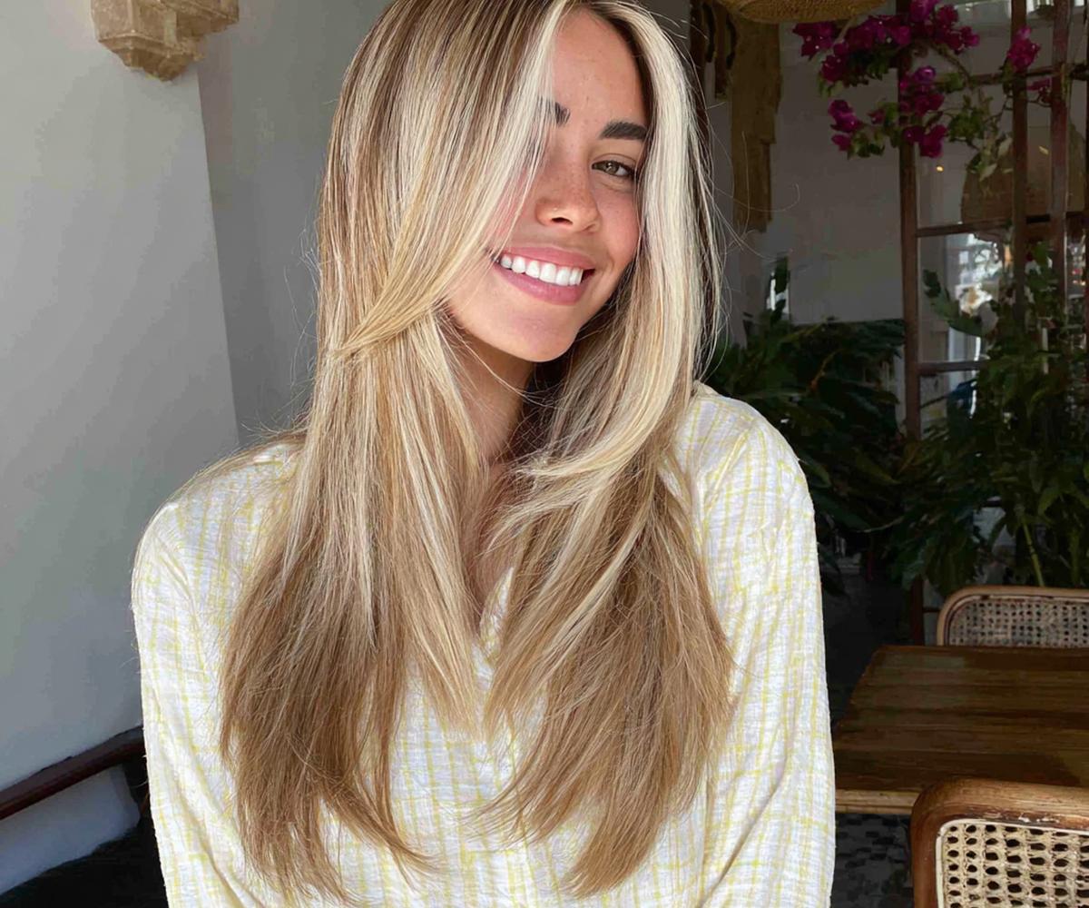 Long Layers Face Framing Highlights