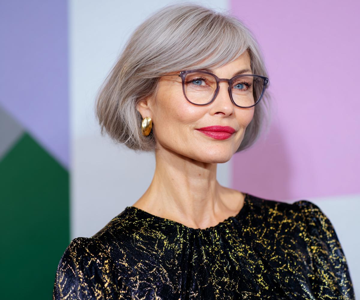 22 Frisuren Ab 70 Mit Brille Die Wirklich Schmeicheln