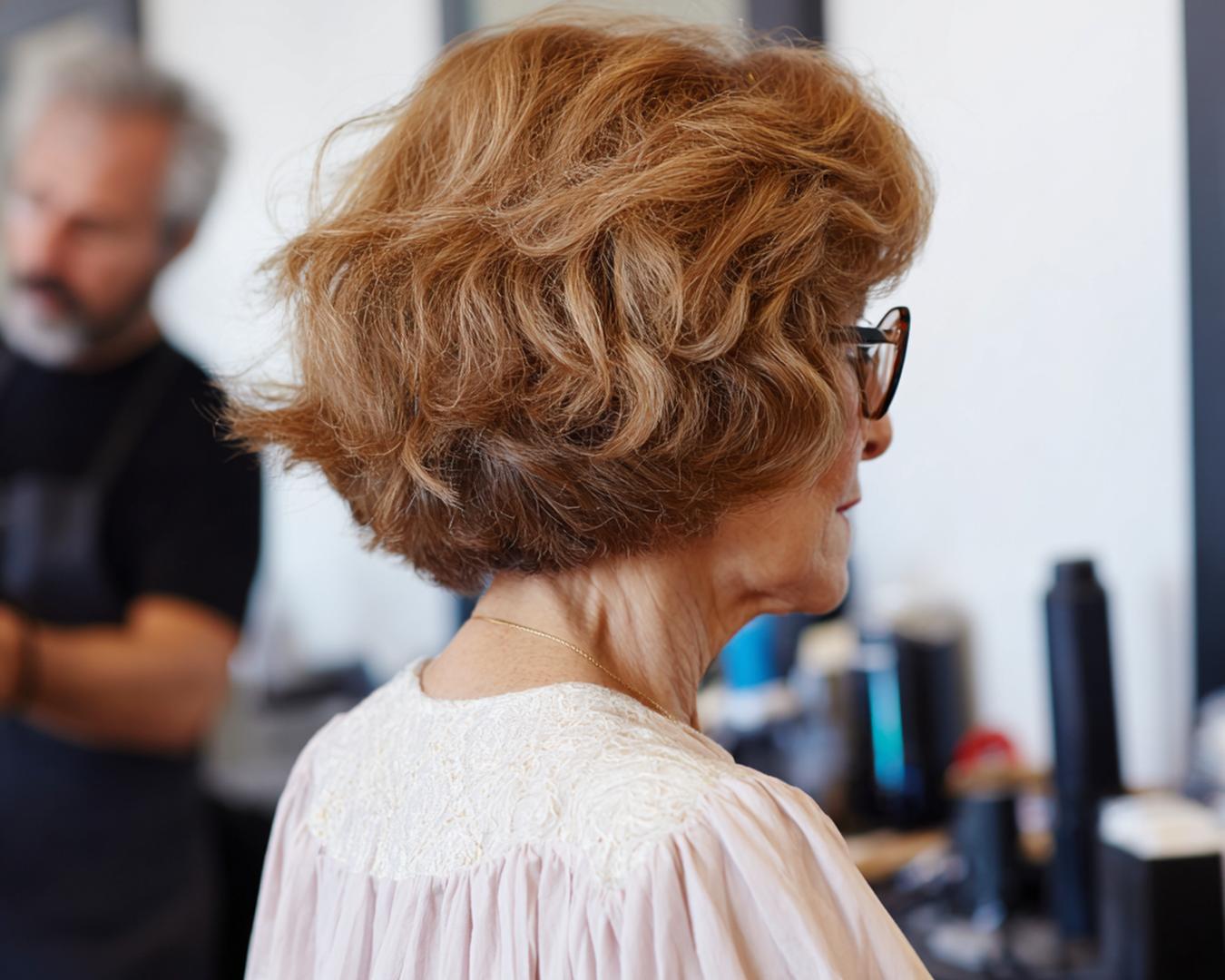 Layered Wavy Bob Light Brown