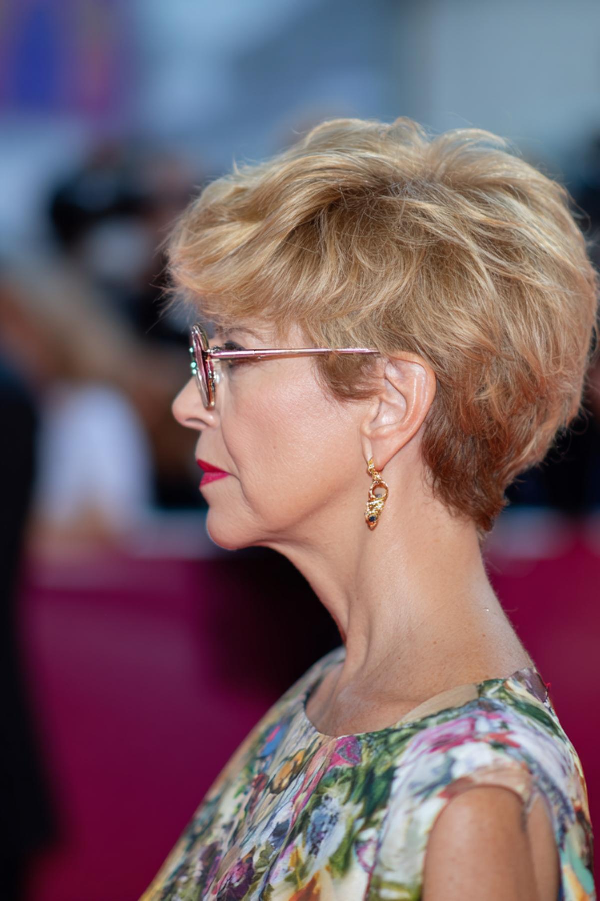 Feathered Blonde Pixie Layers