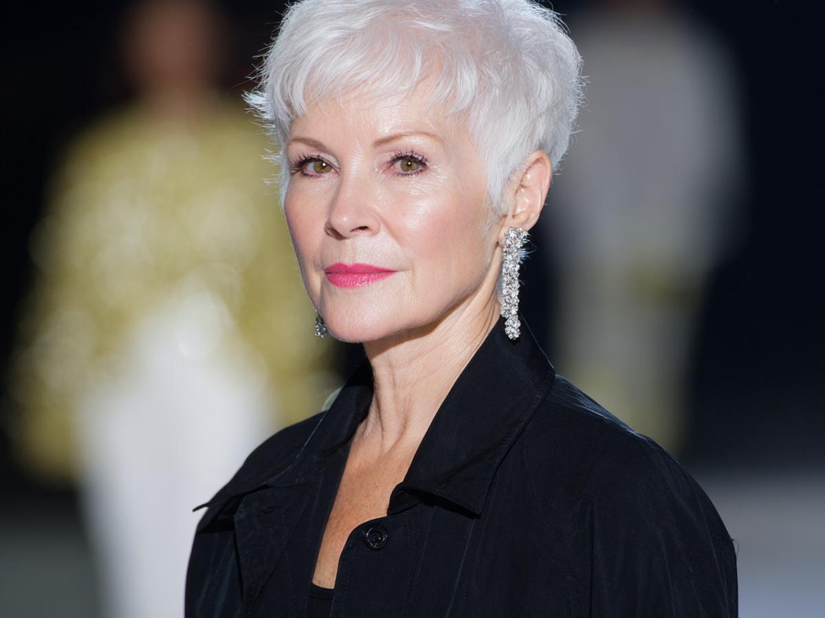 Textured White Pixie Cut