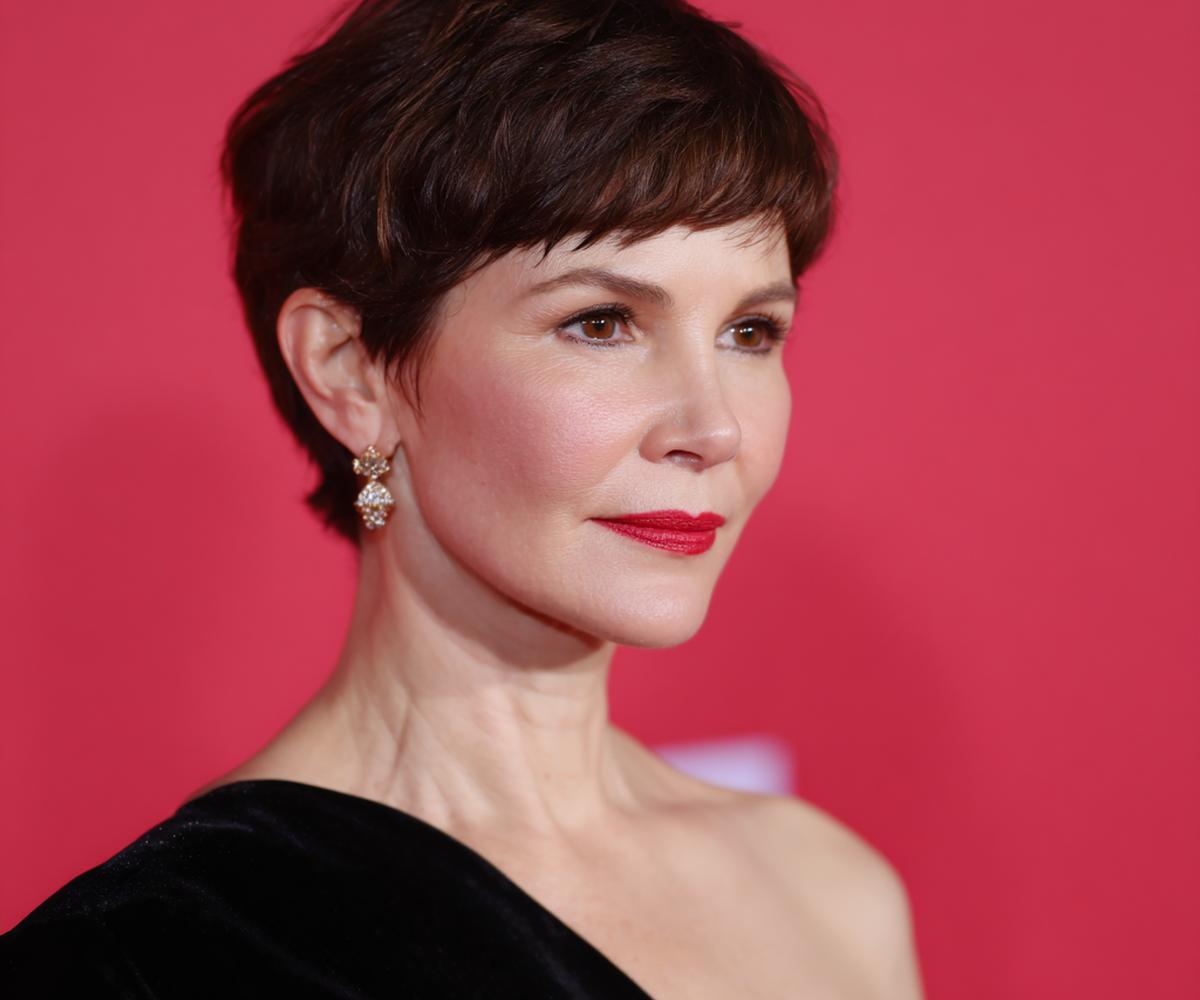 Short Brunette Crop With Fringe