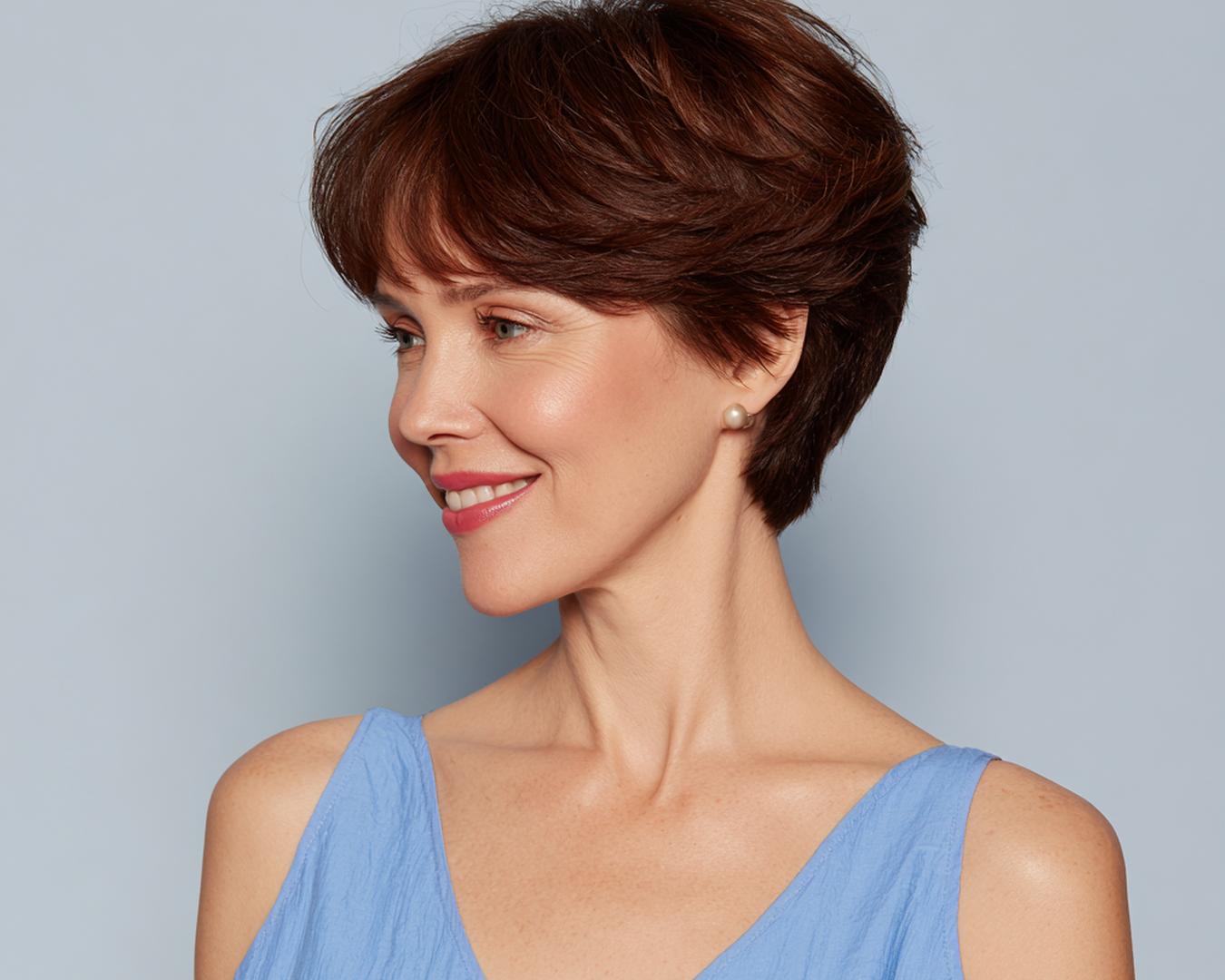 Chestnut Layered Pixie Bob