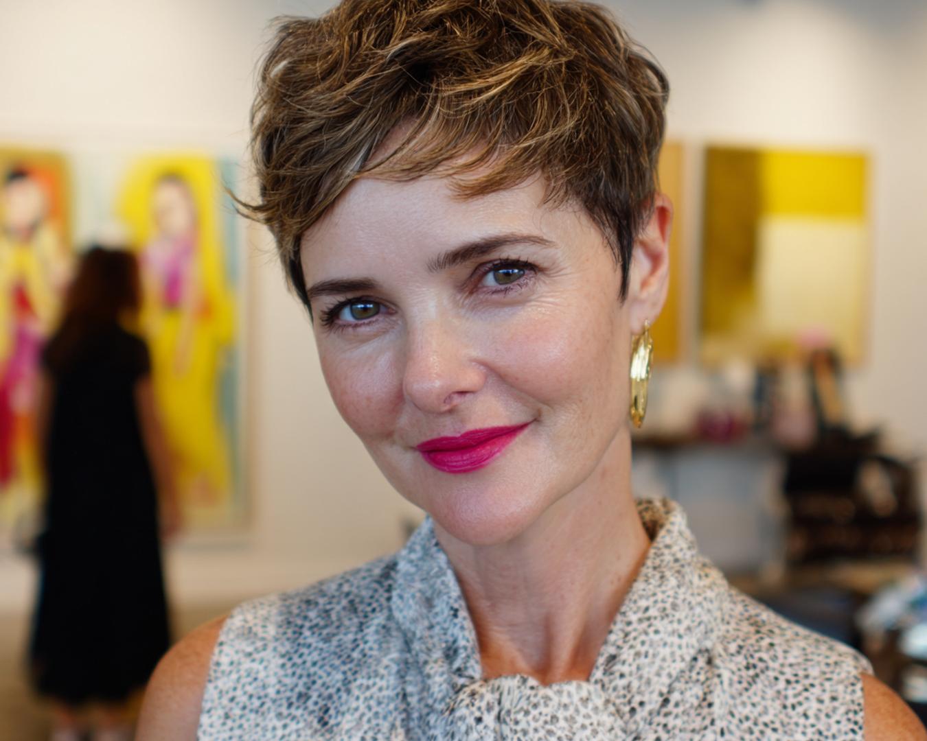 Highlighted Textured Pixie With Fringe