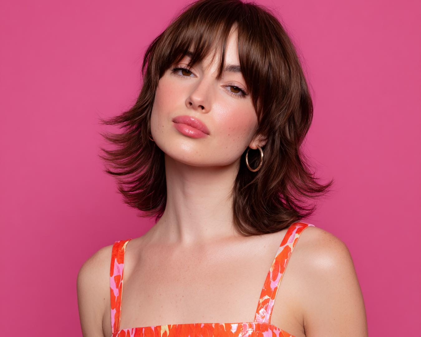 Shaggy Wolf Cut Bangs